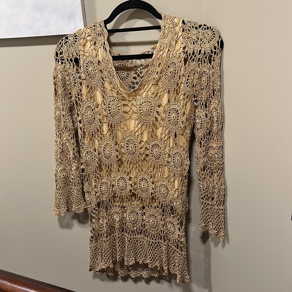 Vintage Lace long sleeve  top